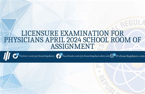 physician licensure exam 2024 room assignment|ROOM ASSIGNMENTS: April 2024 Physician Licensure Exam (PLE).